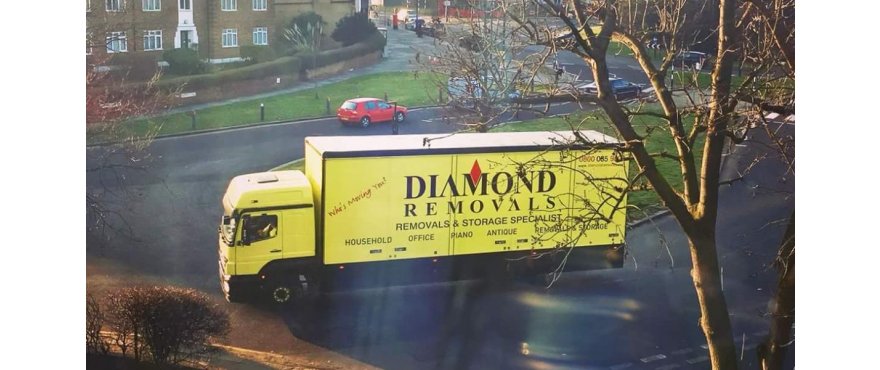 Diamond Removals spotted out on the road